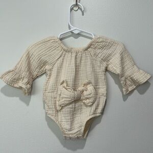 Bow onesie